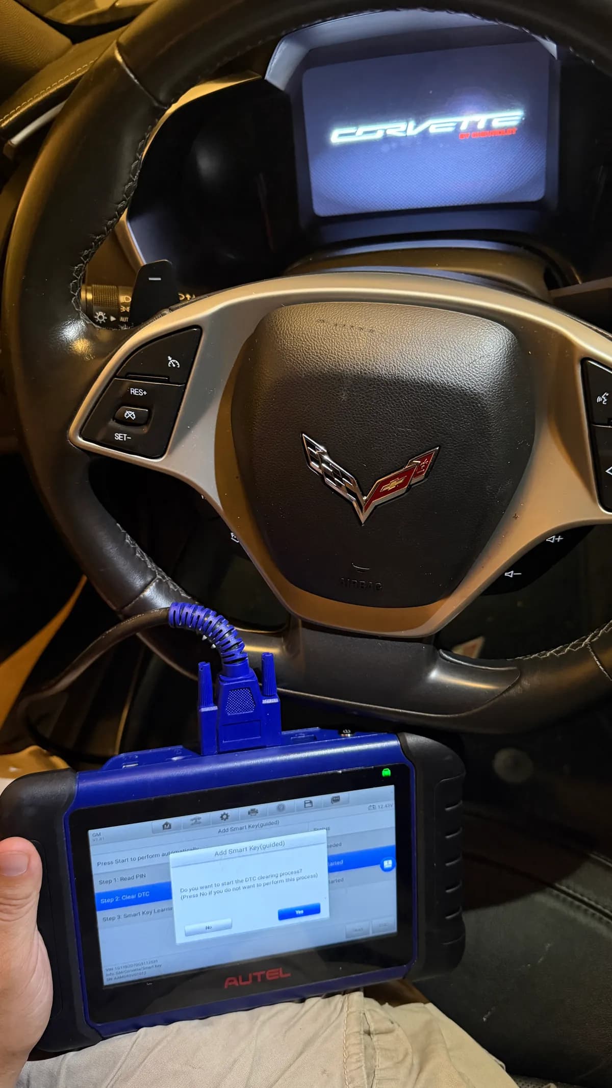 All Keys Lost on a 2017 Corvette in Orlando - How We Got In and Made a New Key