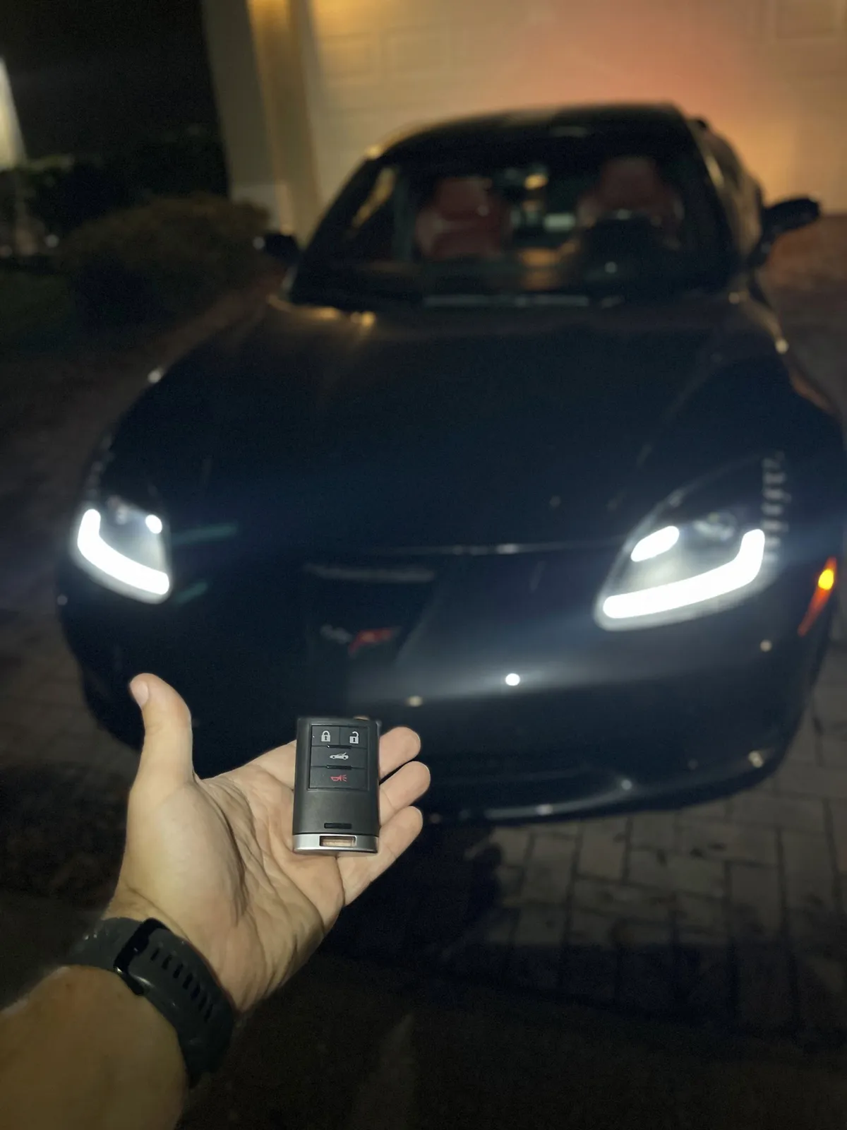 Corvette Night Lockout in Davenport  -  New Key Programmed On-Site