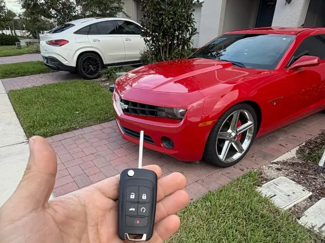2014 Chevy Camaro — key repair & upgrade job by AK Locksmith in Lake Nona, FL