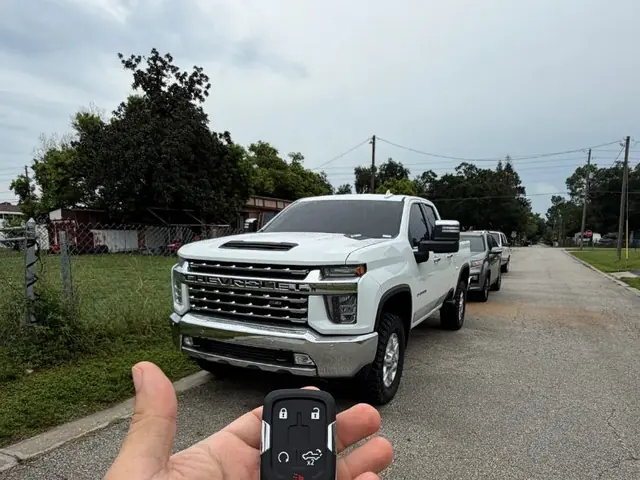 2021 Chevy Silverado — spare key job by AK Locksmith in Davenport, FL