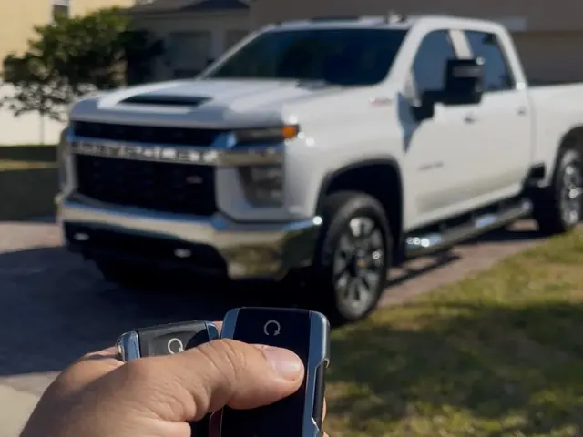 2021 Chevy Silverado HD — all keys lost job by AK Locksmith in Davenport, FL