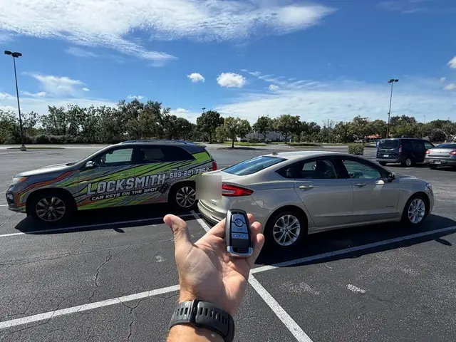2017 Ford Fusion — fleet & business job by AK Locksmith in Orlando, FL